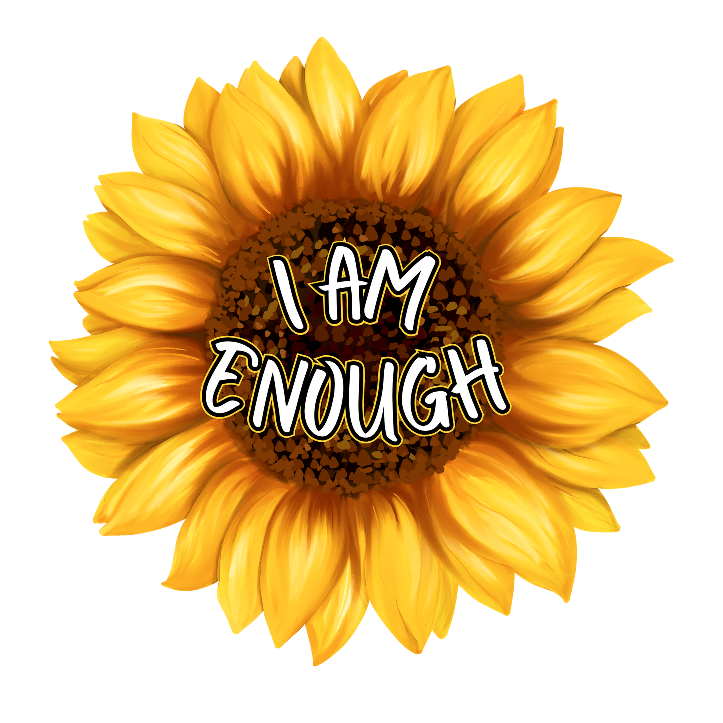 I am Enough Holographic Sticker