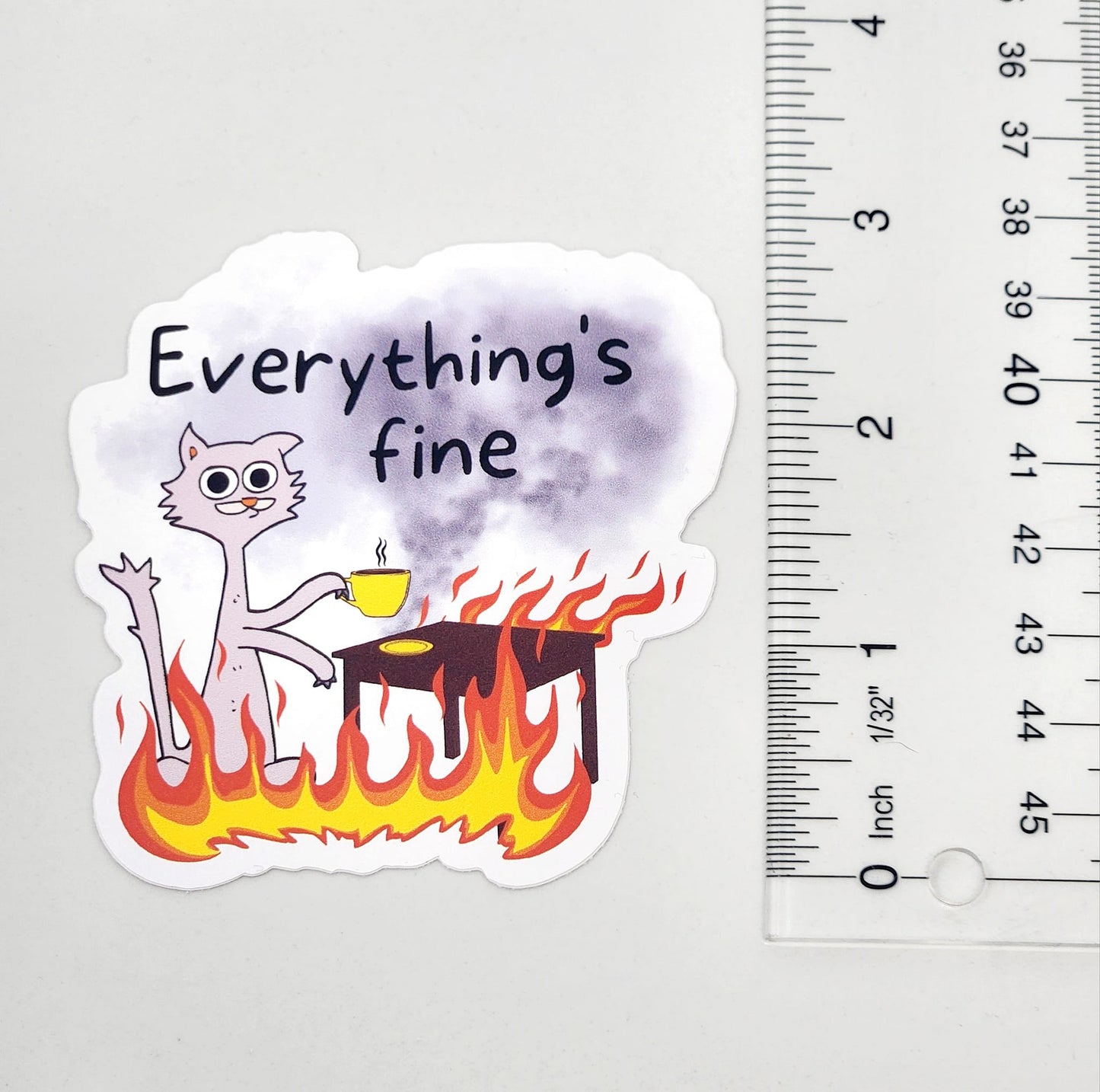 Everything's Fine Sticker